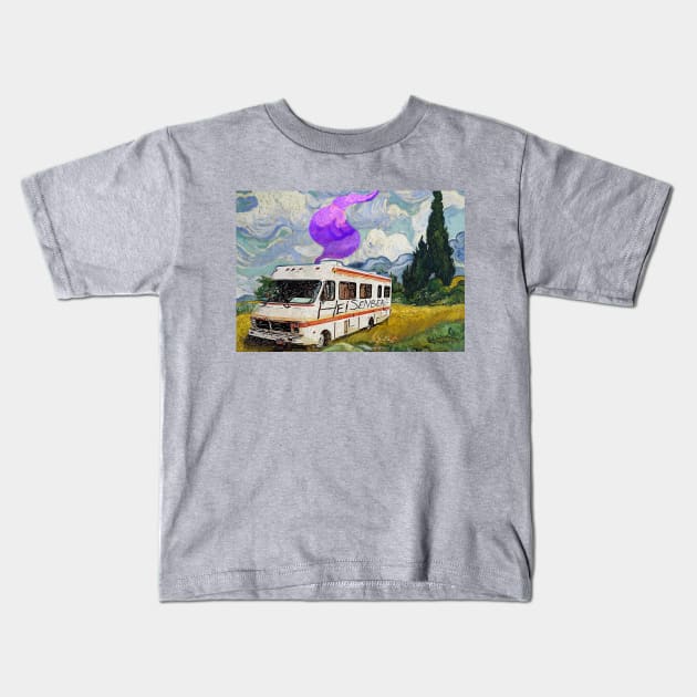 The impressionist caravan Kids T-Shirt by Dikhotomy